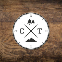 State Compass Stickers