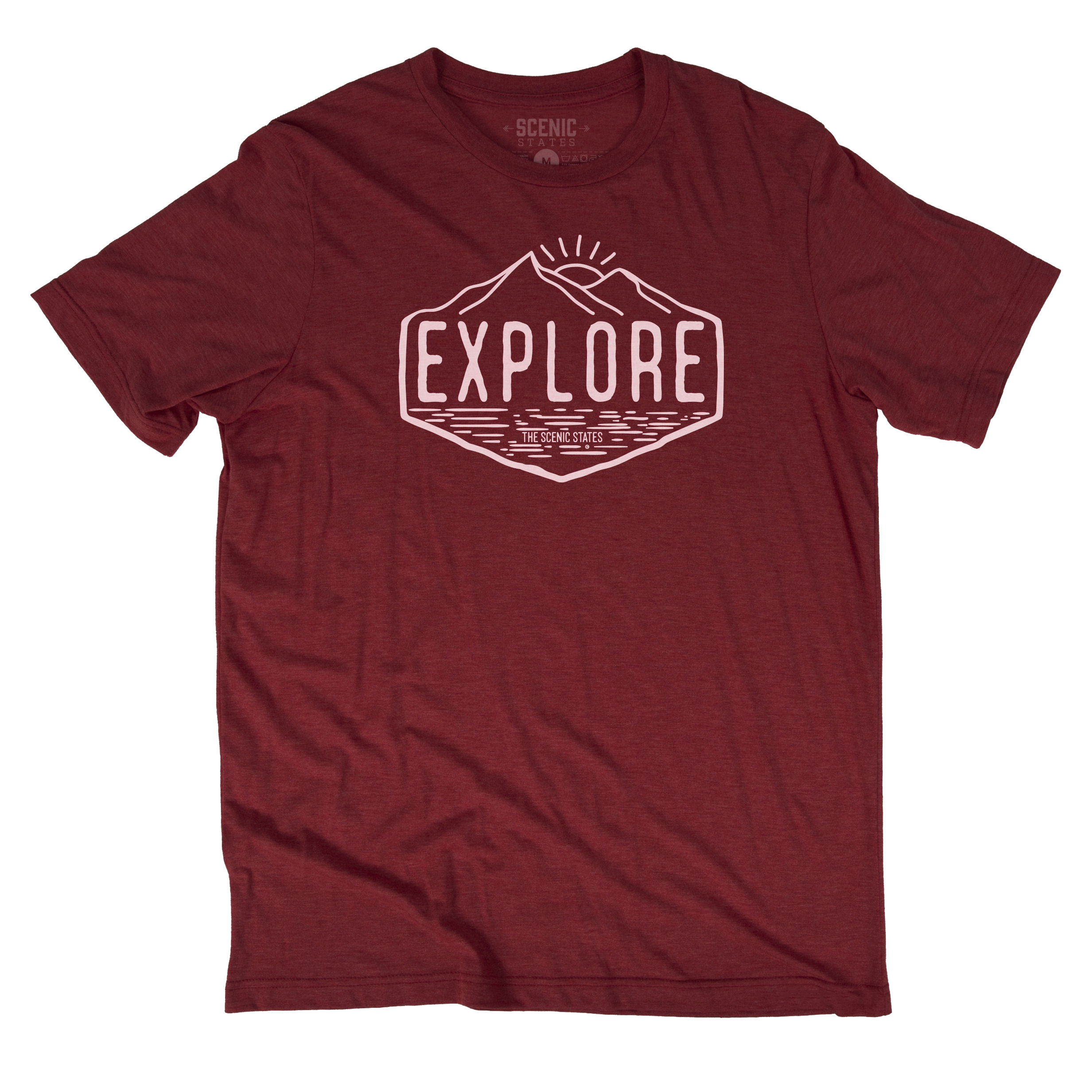 Explore Tee | Heather Cardinal – Scenic States
