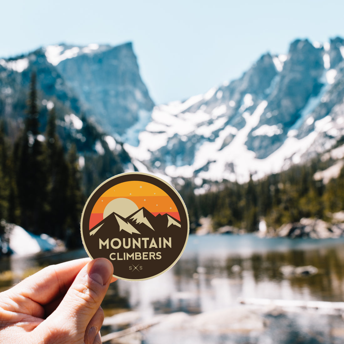 Mountain Climbers Sticker Decal