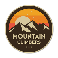 Mountain Climbers Sticker Decal