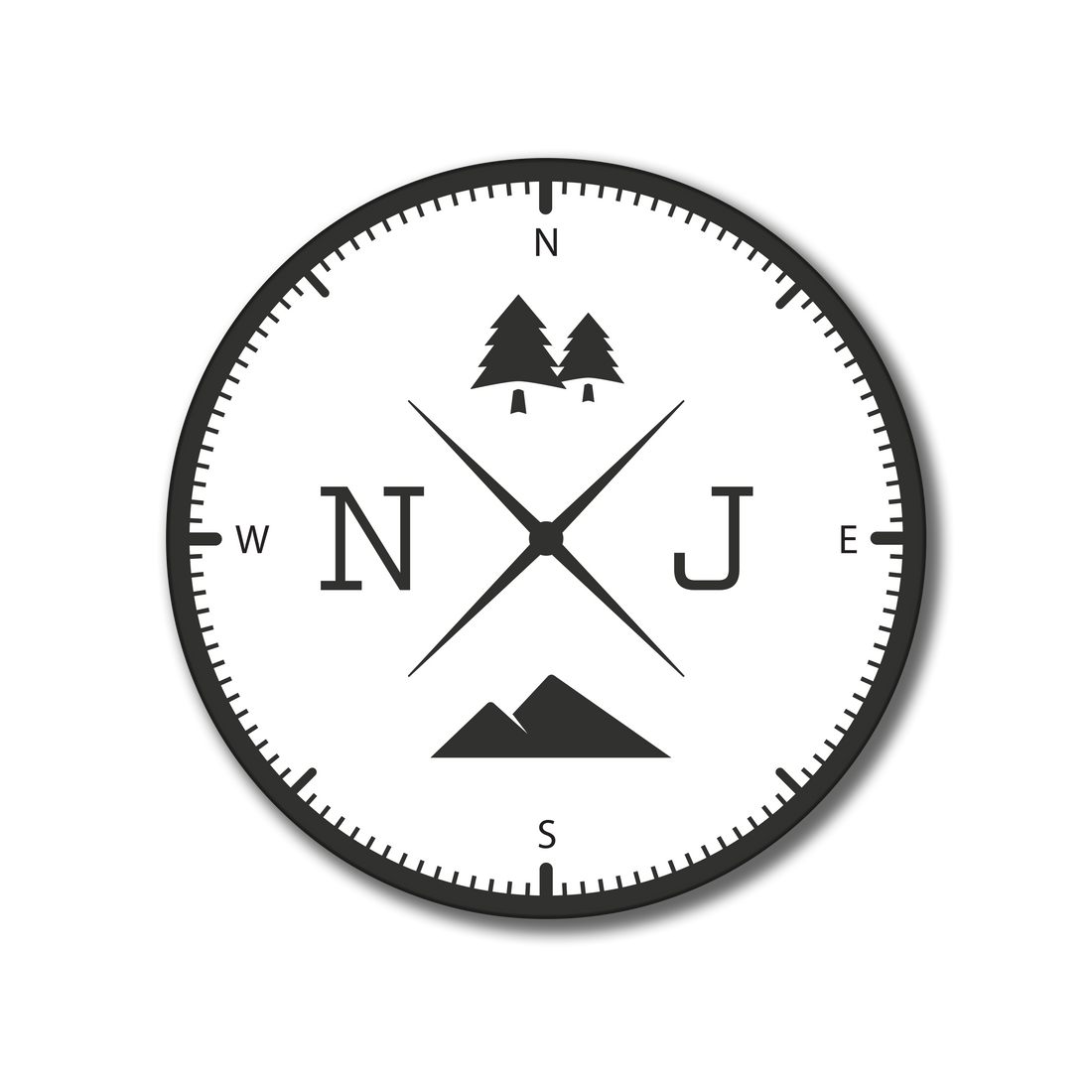 New Jersey Car Magnet