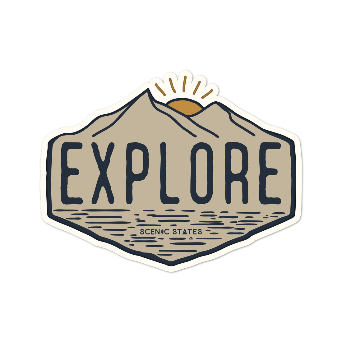 Explore Vinyl Sticker Decal