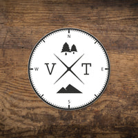 State Compass Stickers