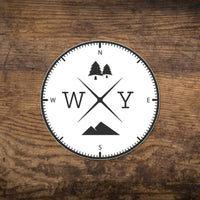 State Compass Stickers