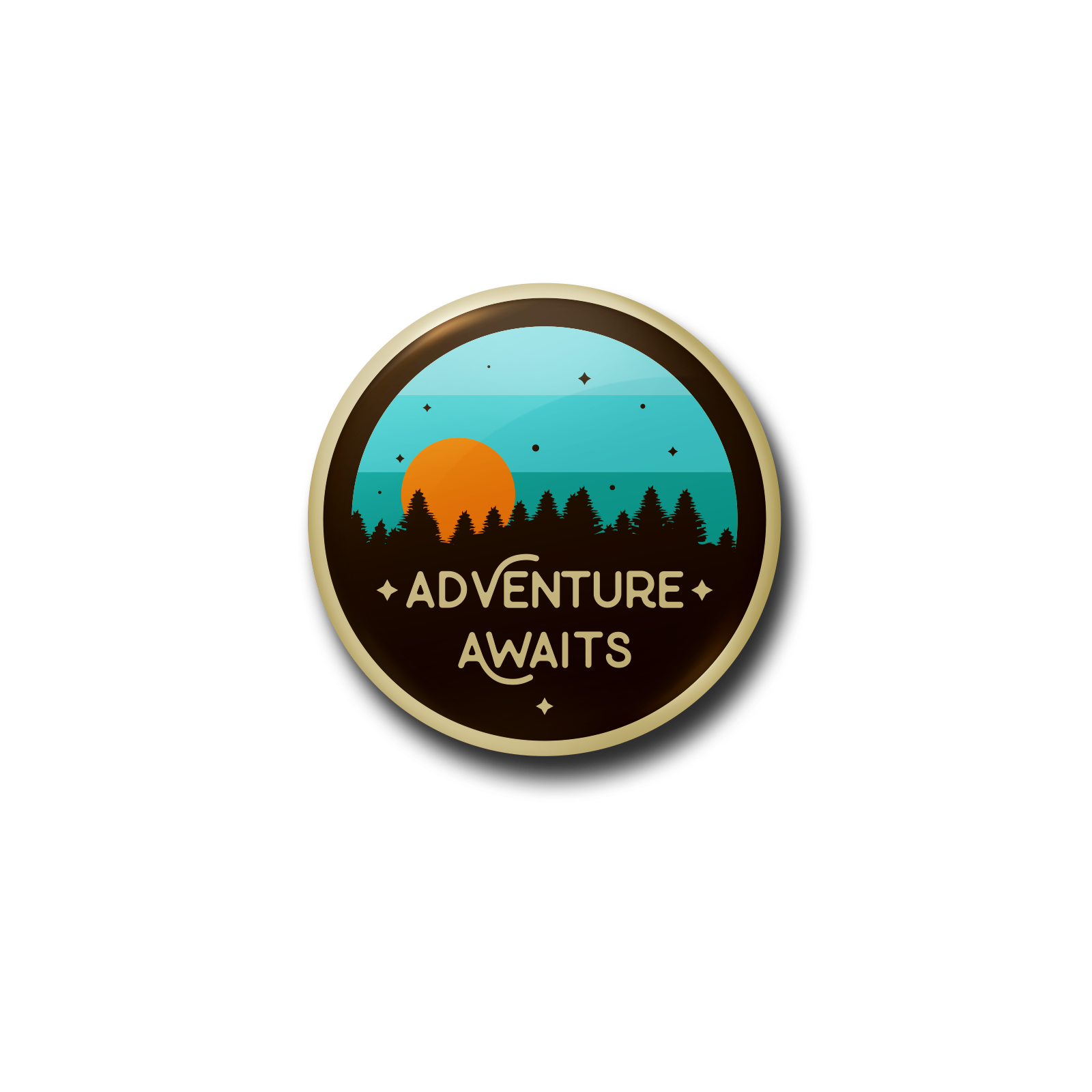 Adventure Awaits Button – Scenic States