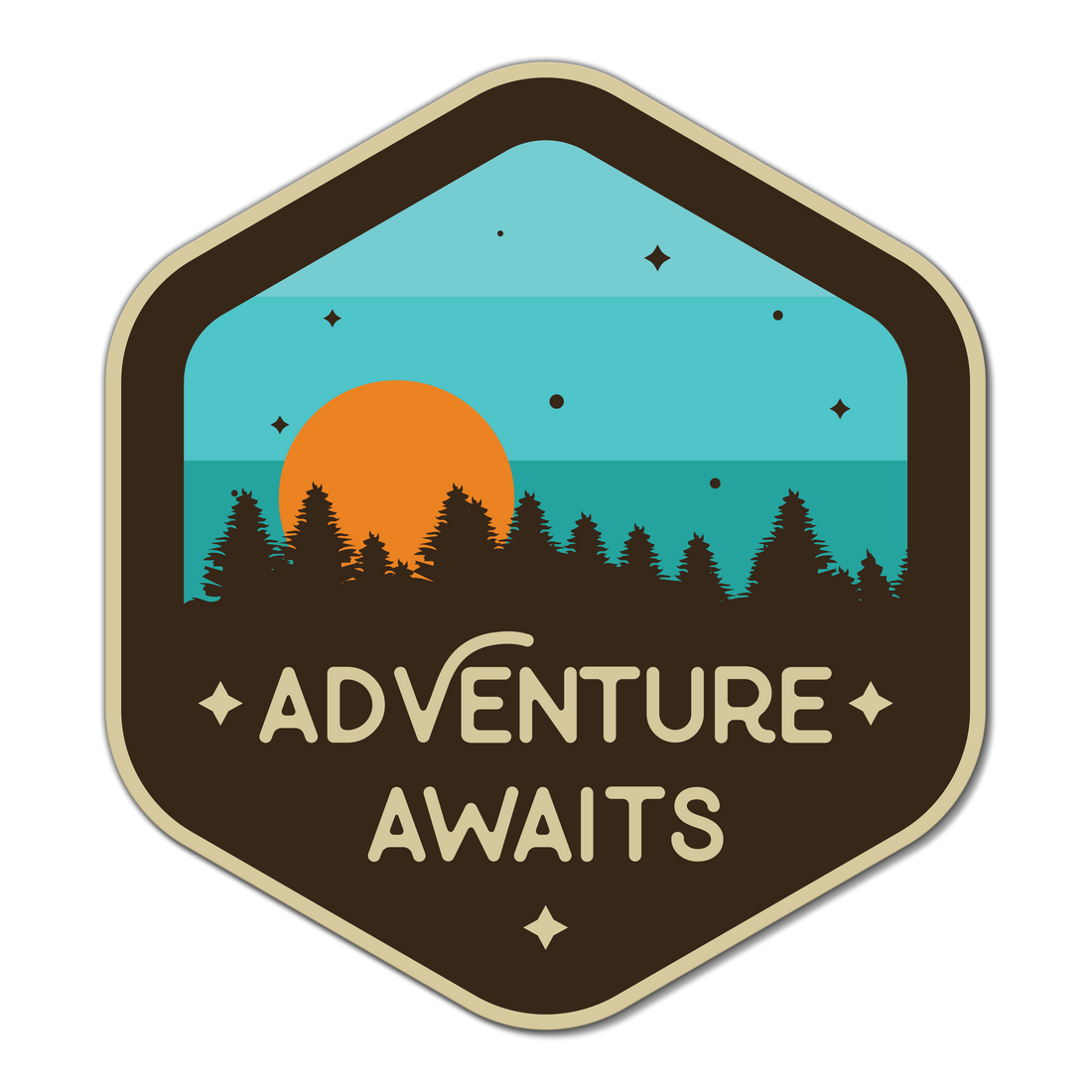 Adventure Awaits Sticker Decal