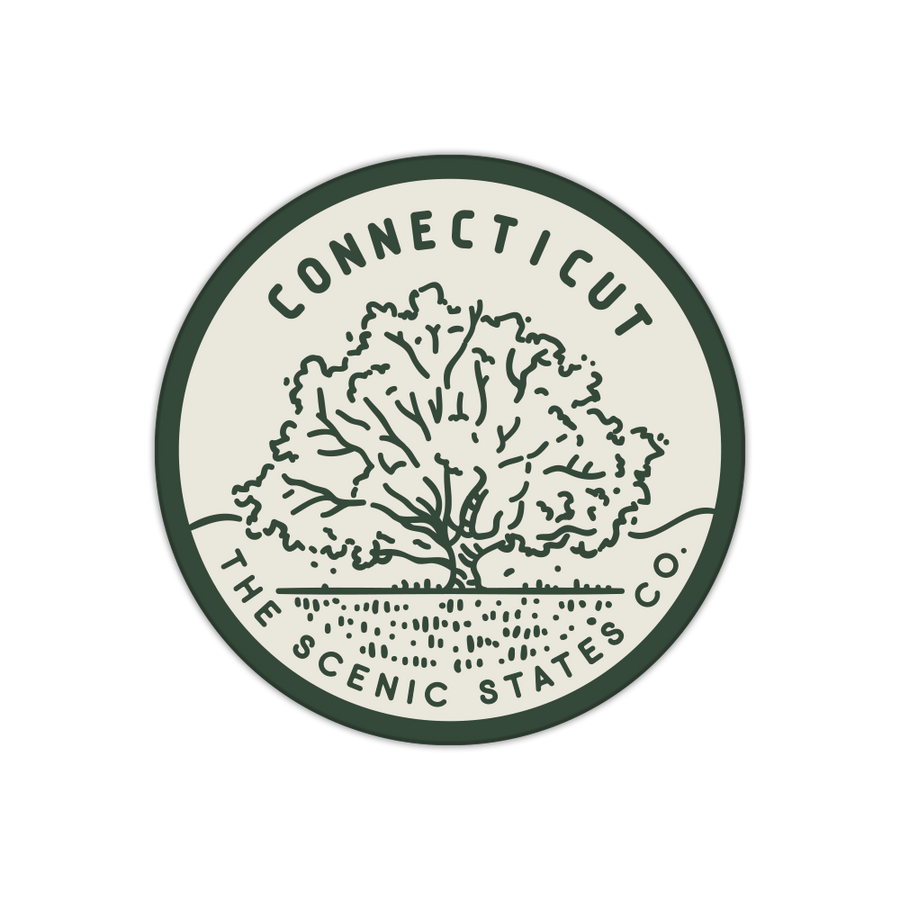 Connecticut Charter Oak Sticker Decal