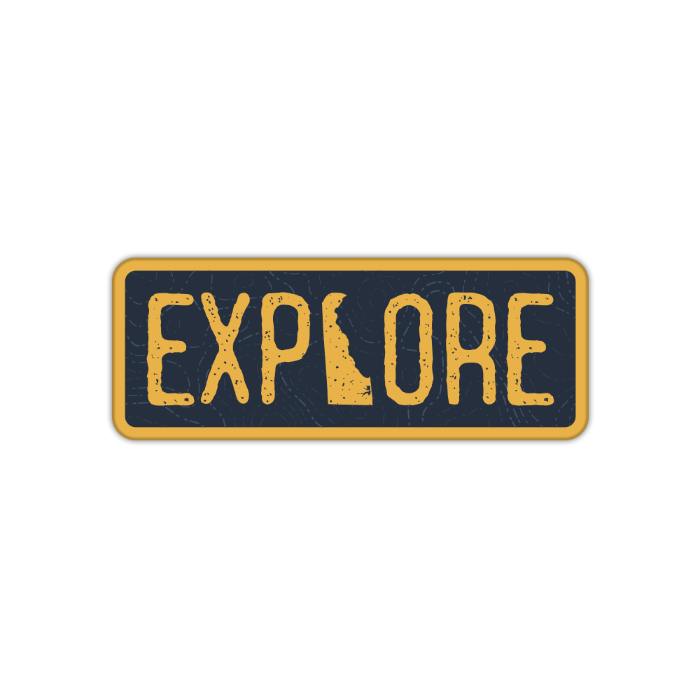 Explore DE Delaware Sticker Decal