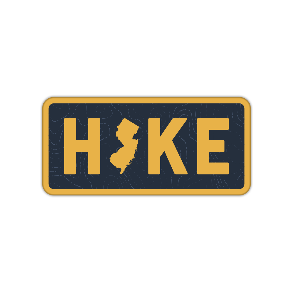 Hike NJ New Jersey Sticker Decal