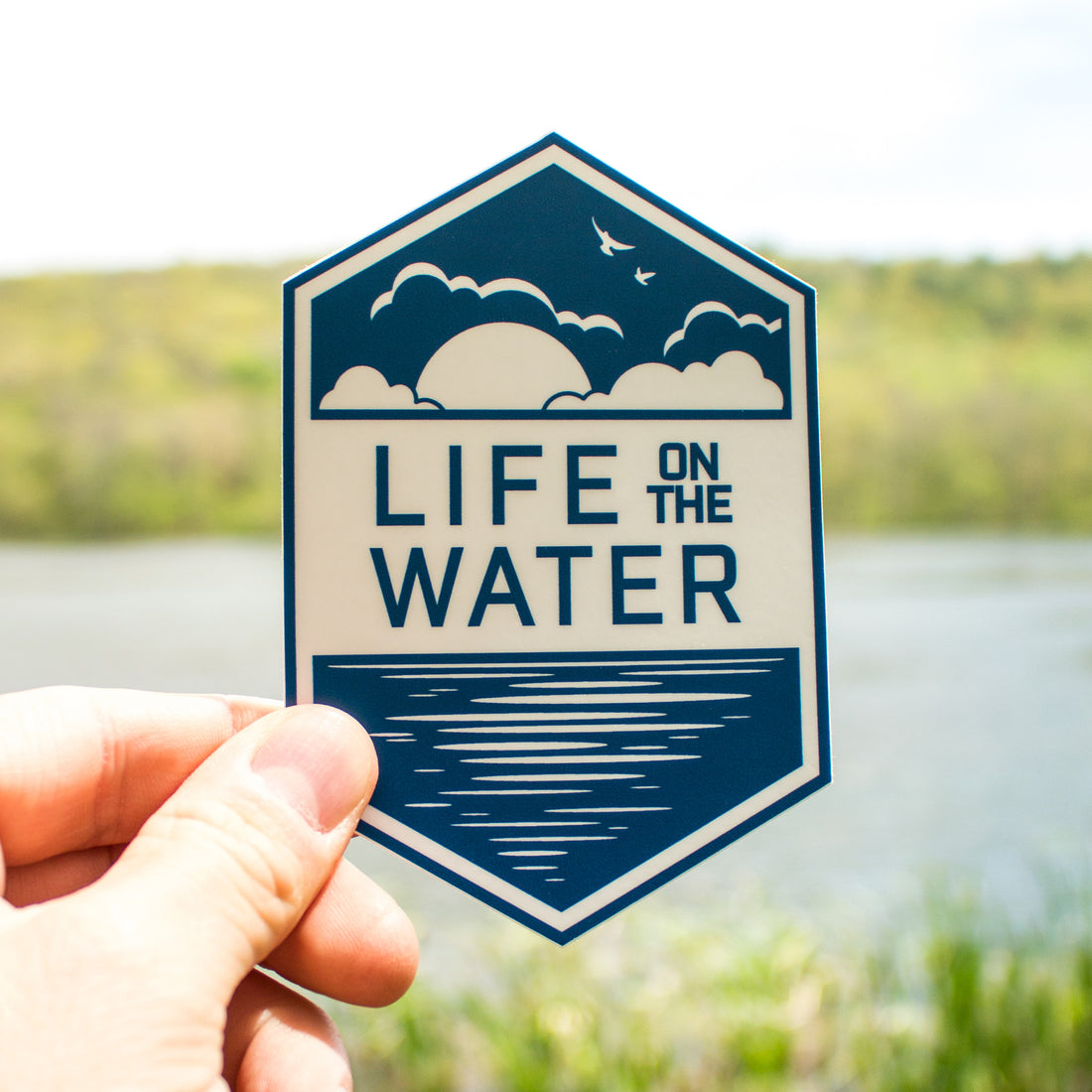 'Life on the Water' Sticker