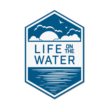 Life on the Water Sticker