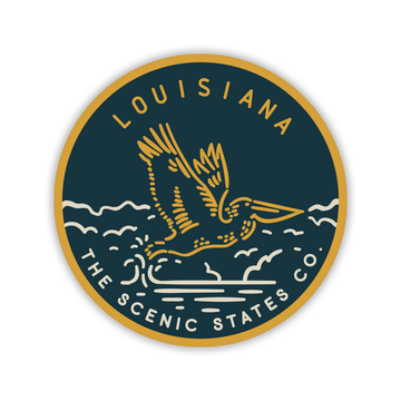 Louisiana Pelican State Sticker Decal 