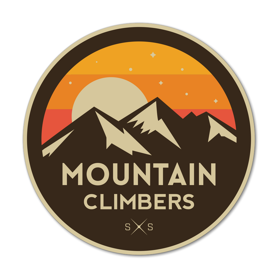 Mountain Climbers Sticker Decal
