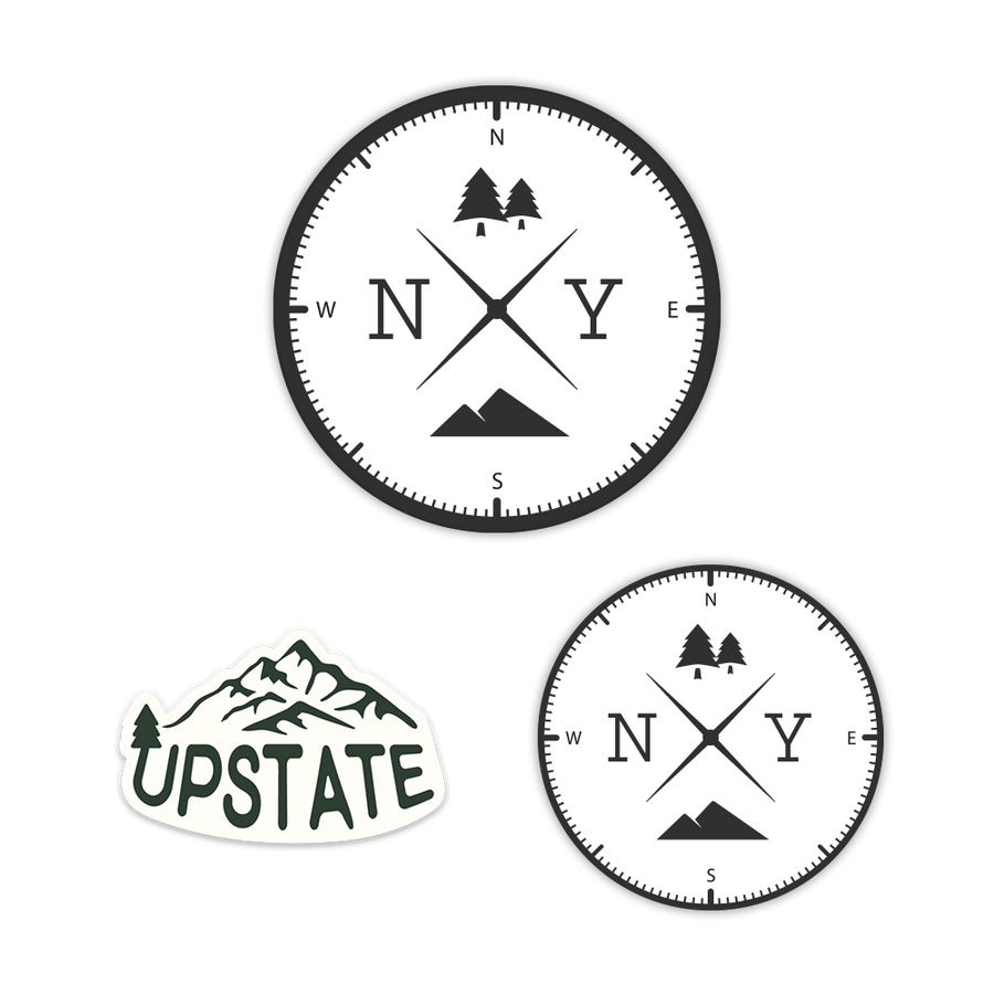 New York Upstate Sticker Magnet