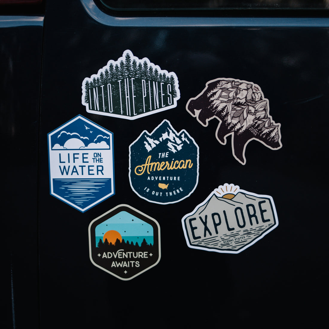 Adventure Vinyl Magnets