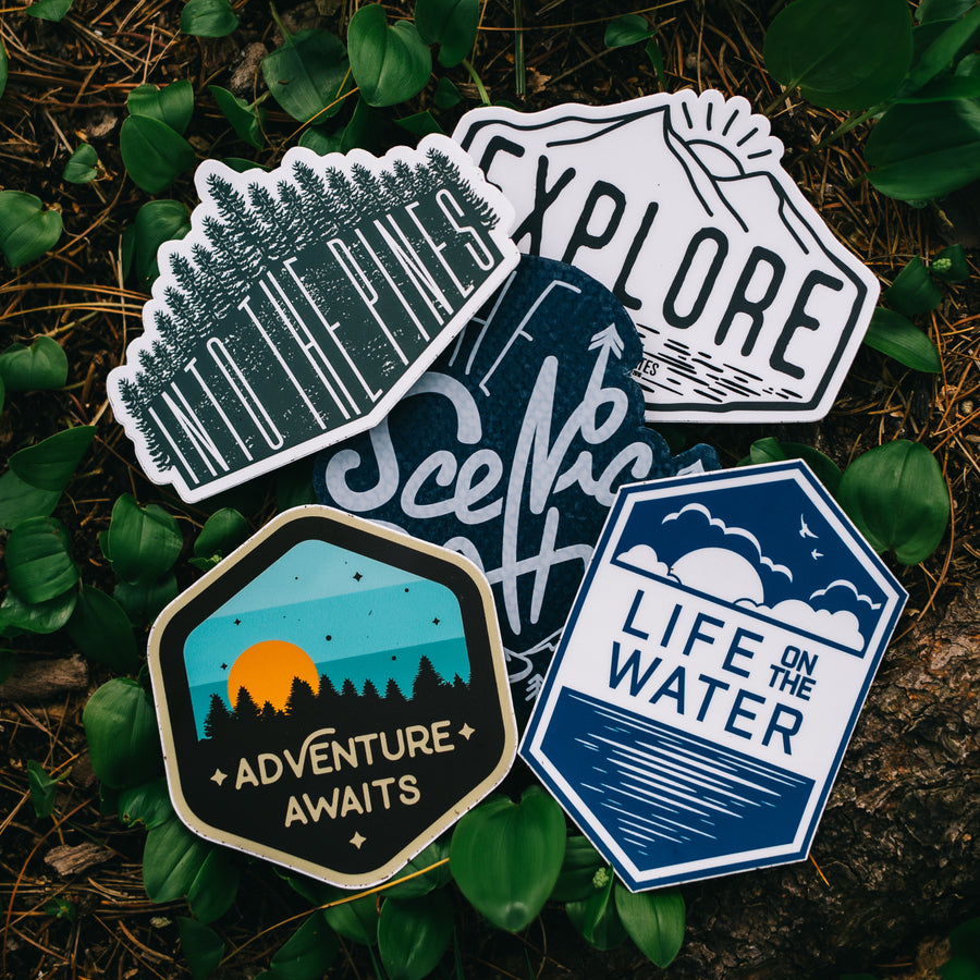 Scenic States Sticker and Decal Pack