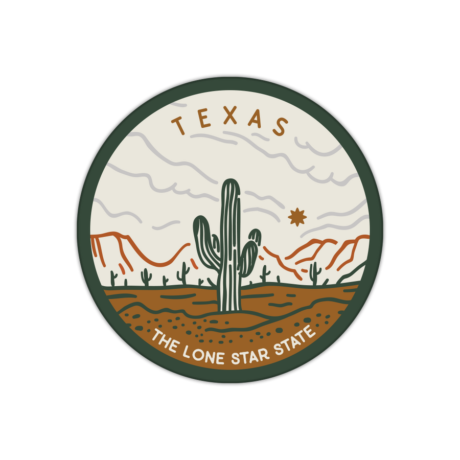 The Lone Star State Texas Sticker Decal