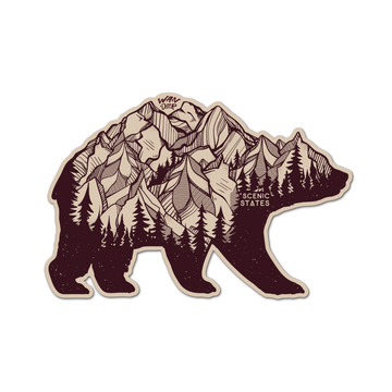 Wandering Bear Sticker